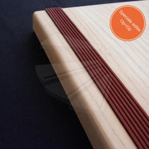 Sample tape Robuust Mahonie bruin