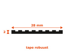 Antislip tape op trap Robuust Antisliprubbertape